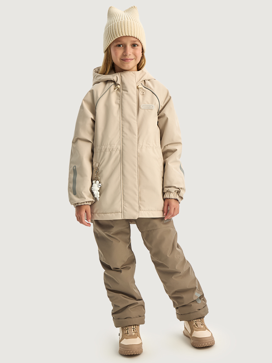 Костюм 7м1826 кешью/капучино