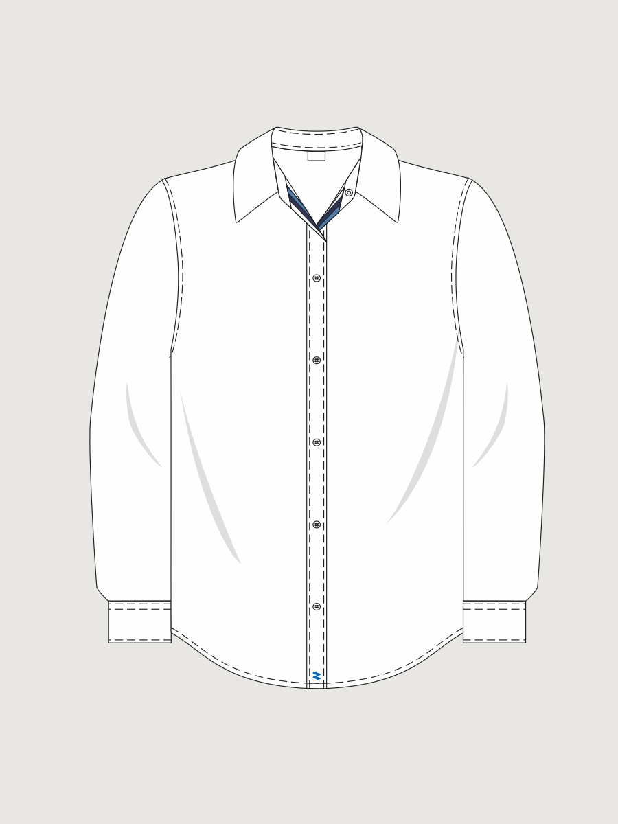 Рубашка п4ш71926 белый