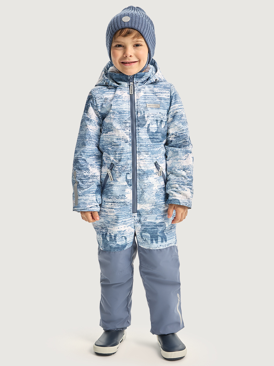 Комбинезон 8м1326 деним/серый