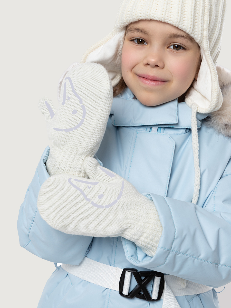 Варежки 14з17025 молоко