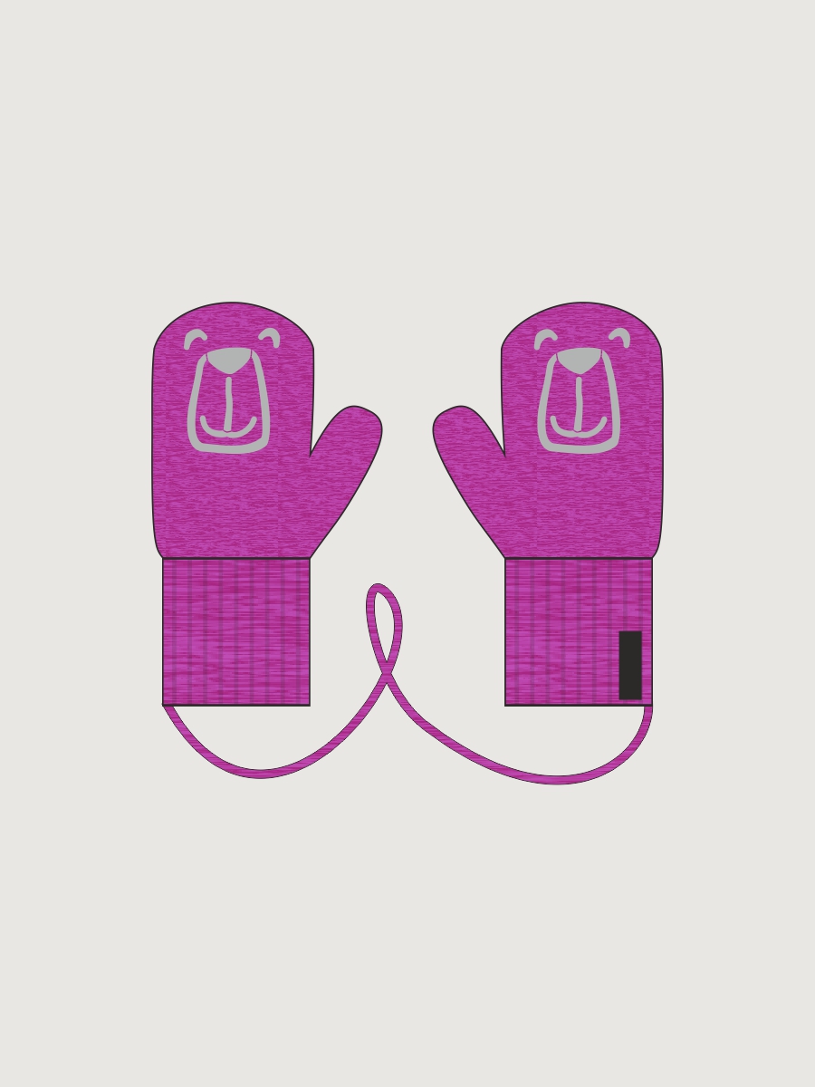 Варежки 14м22226 фуксия