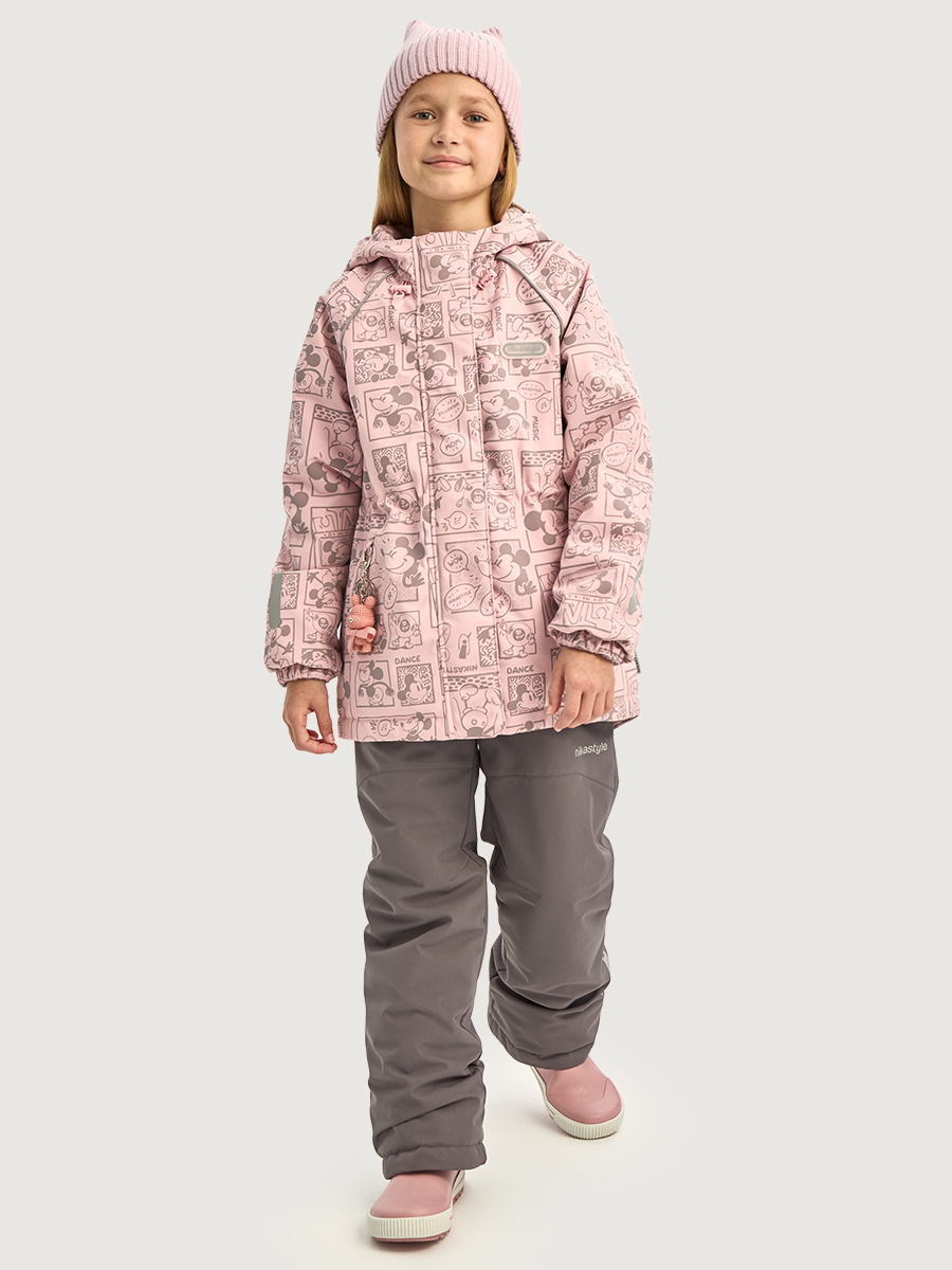 Костюм 7м1826 пудра/кофе