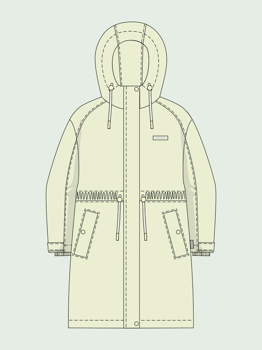 Парка п5м4626 беж