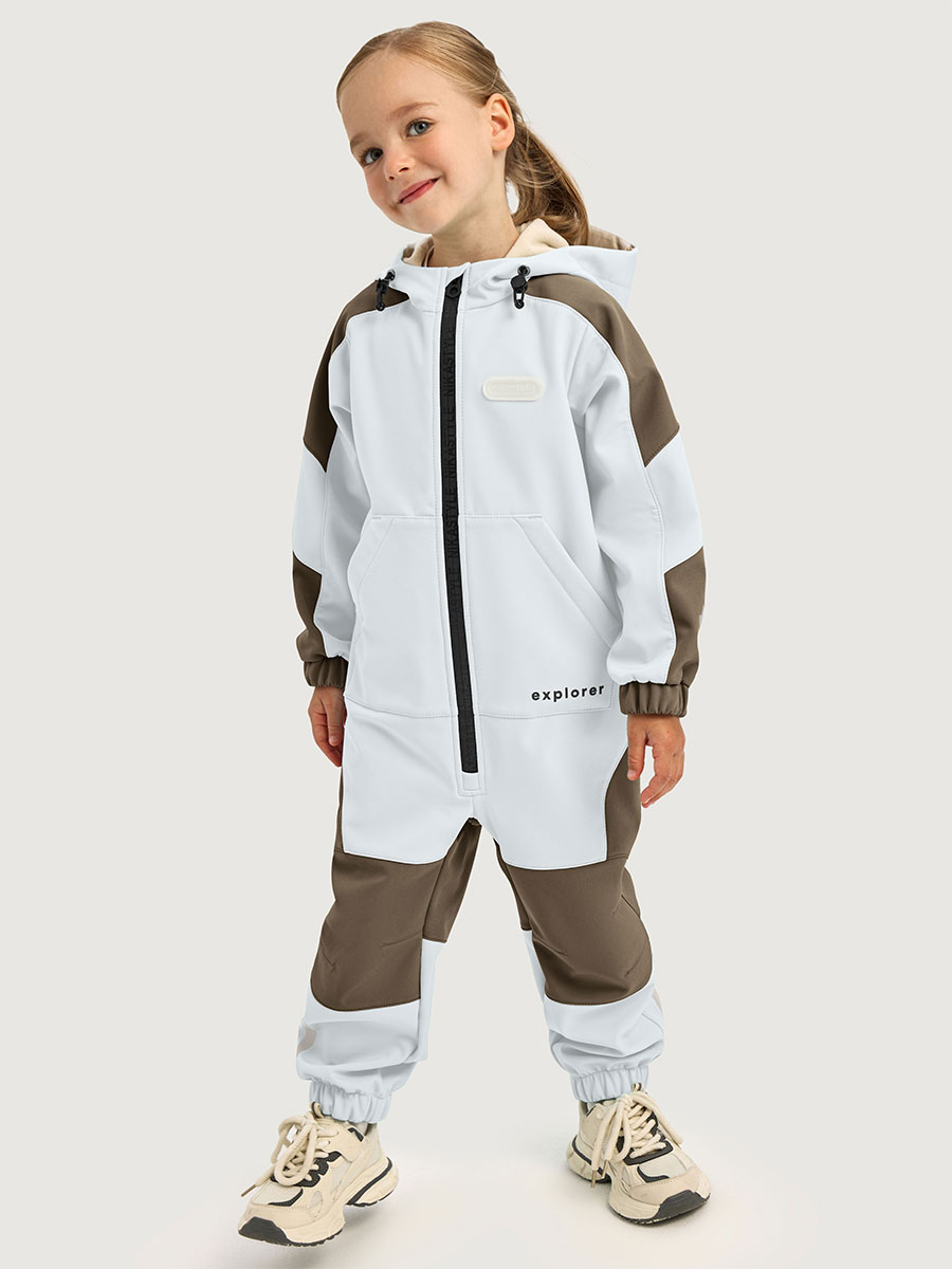 Комбинезон 8л15026 небесный/кофе