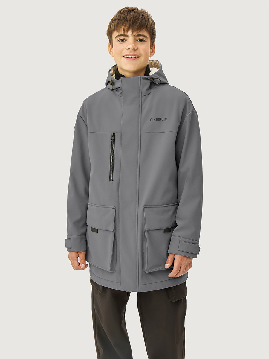 Ветровка 4л16126 серый