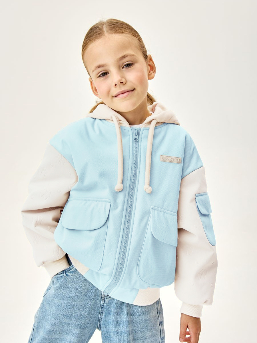 Куртка 4м5626 мята/кешью