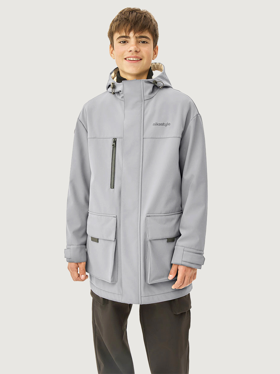 Ветровка 4л16126 серый