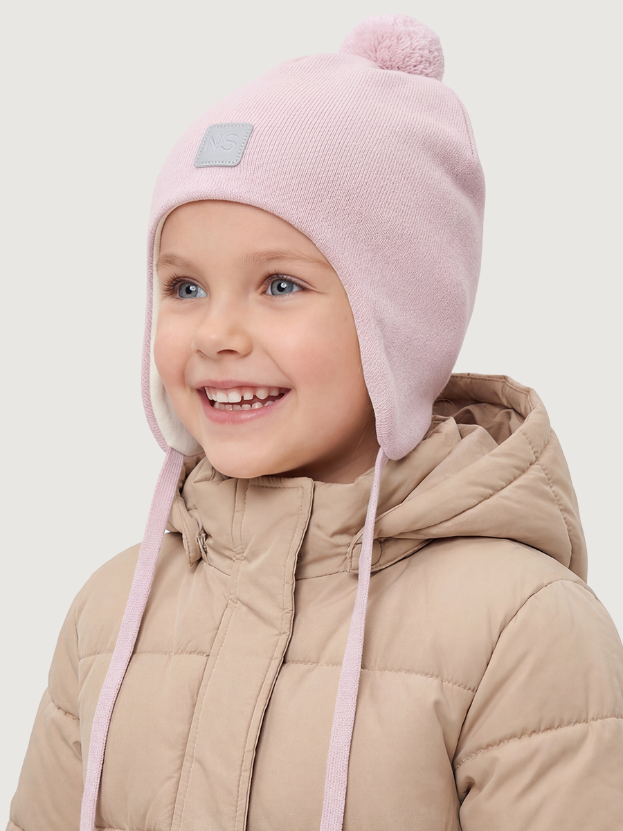 Шапка 11м20626 пудра