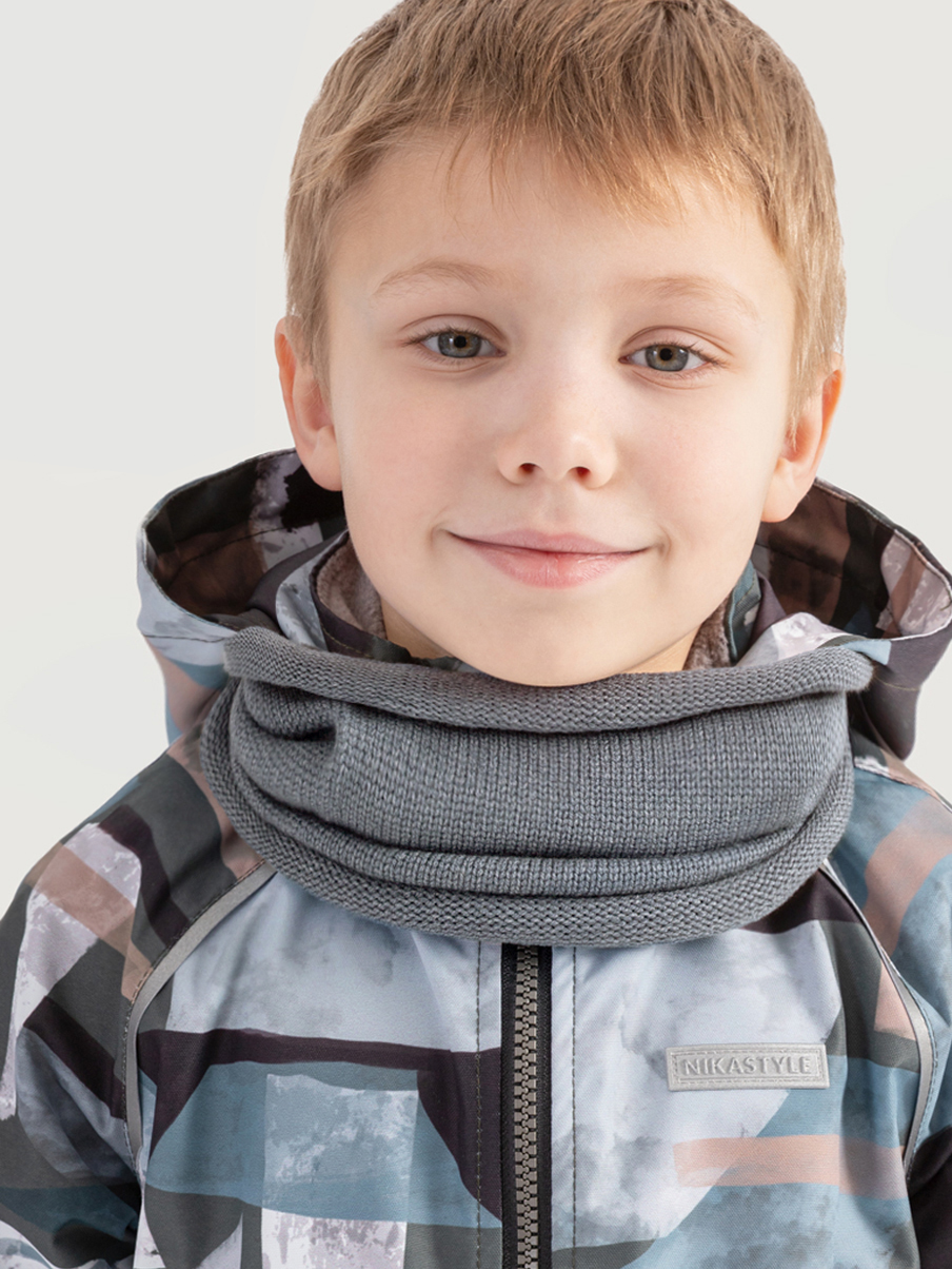 Снуд 17м22126 серый меланж