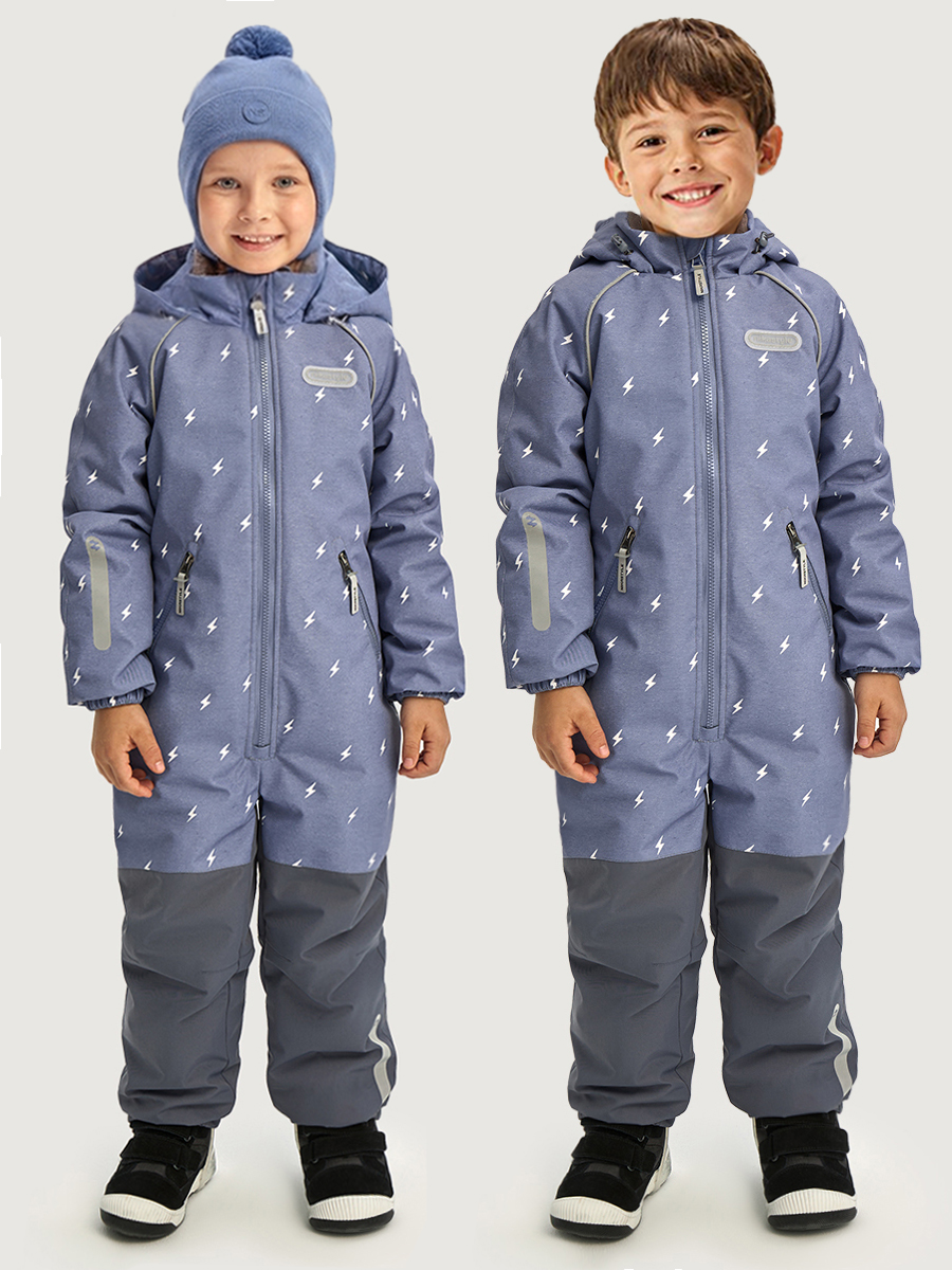 Комбинезон 8м0726 деним/серый