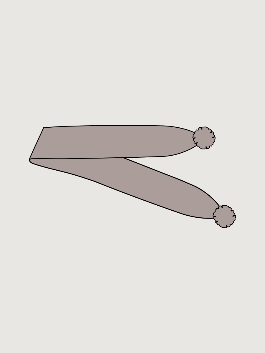 Шарф 17м21826 какао