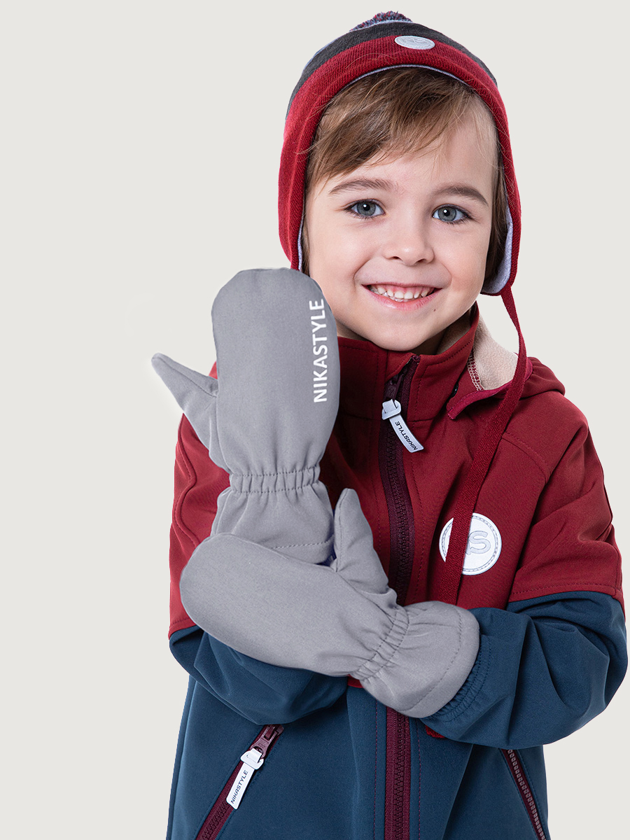 Варежки 14л16726 серый