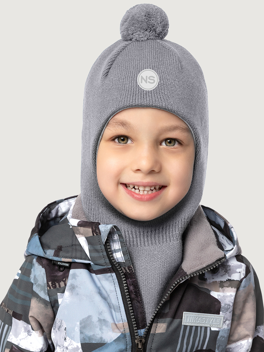 Балаклава 10м20326 серый меланж