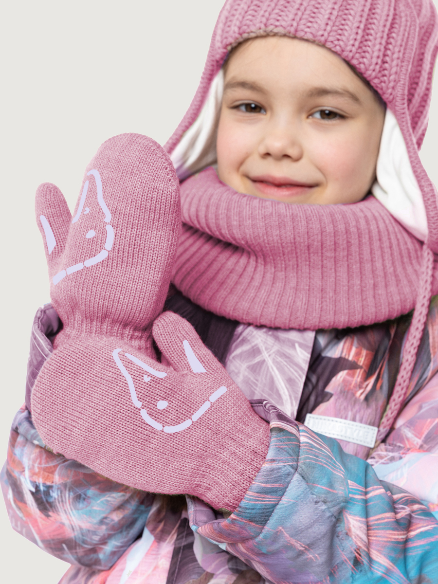 Варежки 14з17025 орхидея