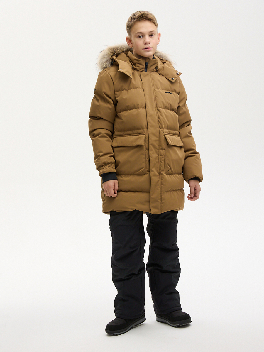 КУРТКА пуховая 4з8324 кэмел