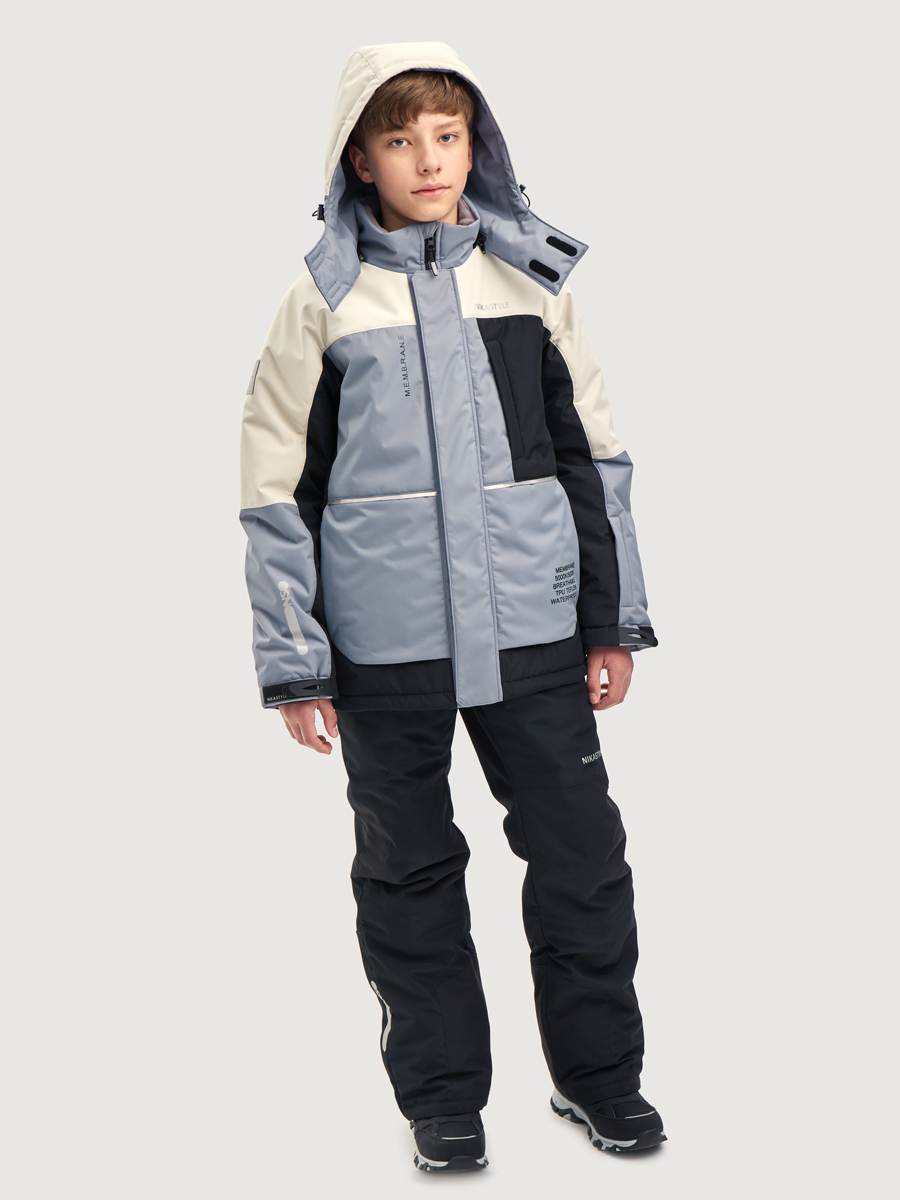 Костюм 7з5725 сталь/черный