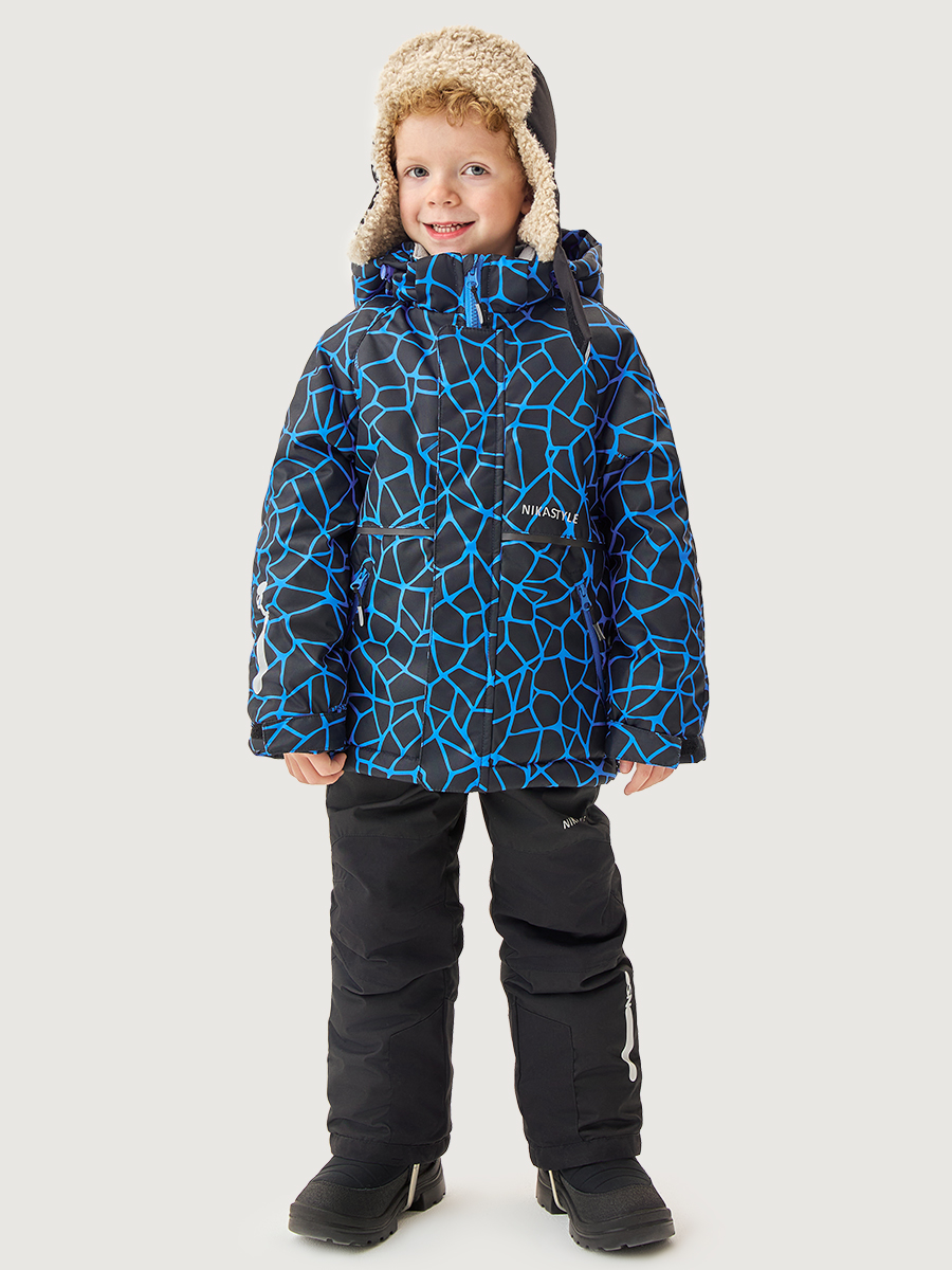 Костюм 7з2725 электрик/черный