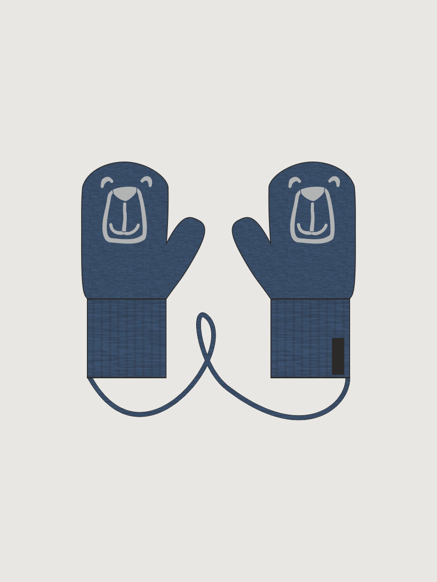 Варежки 14м22326 джинс