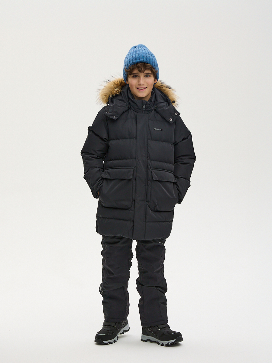 КУРТКА пуховая 4з8124 черный