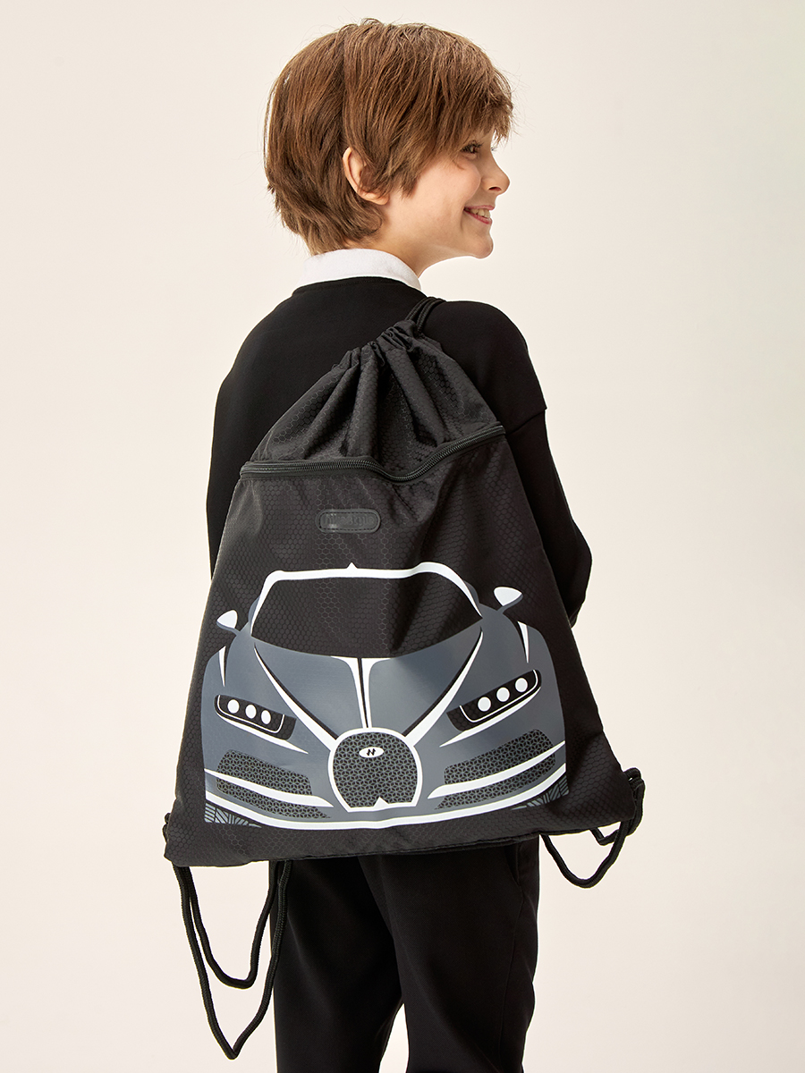 Рюкзак-мешок для обуви 26ш26025 принт "Авто"