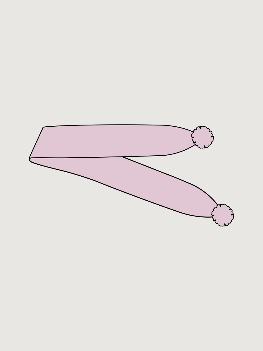 Шарф 17м21826 пудра