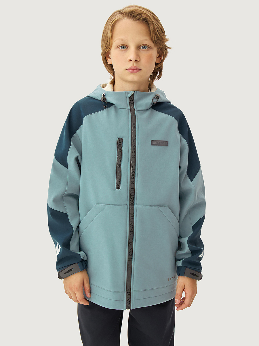 Ветровка 4л15526 мох/деним