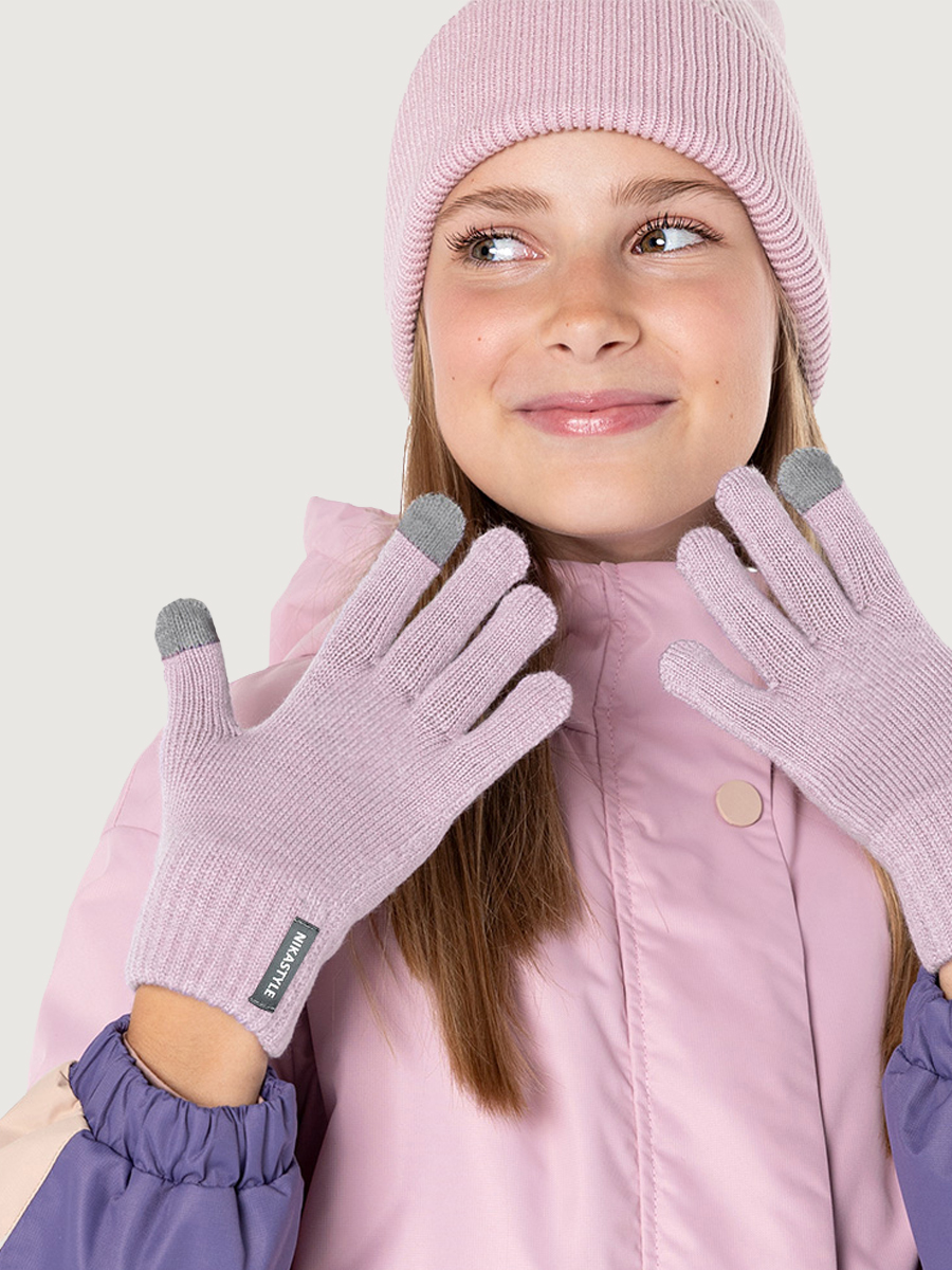 Перчатки 15м22426 пудра