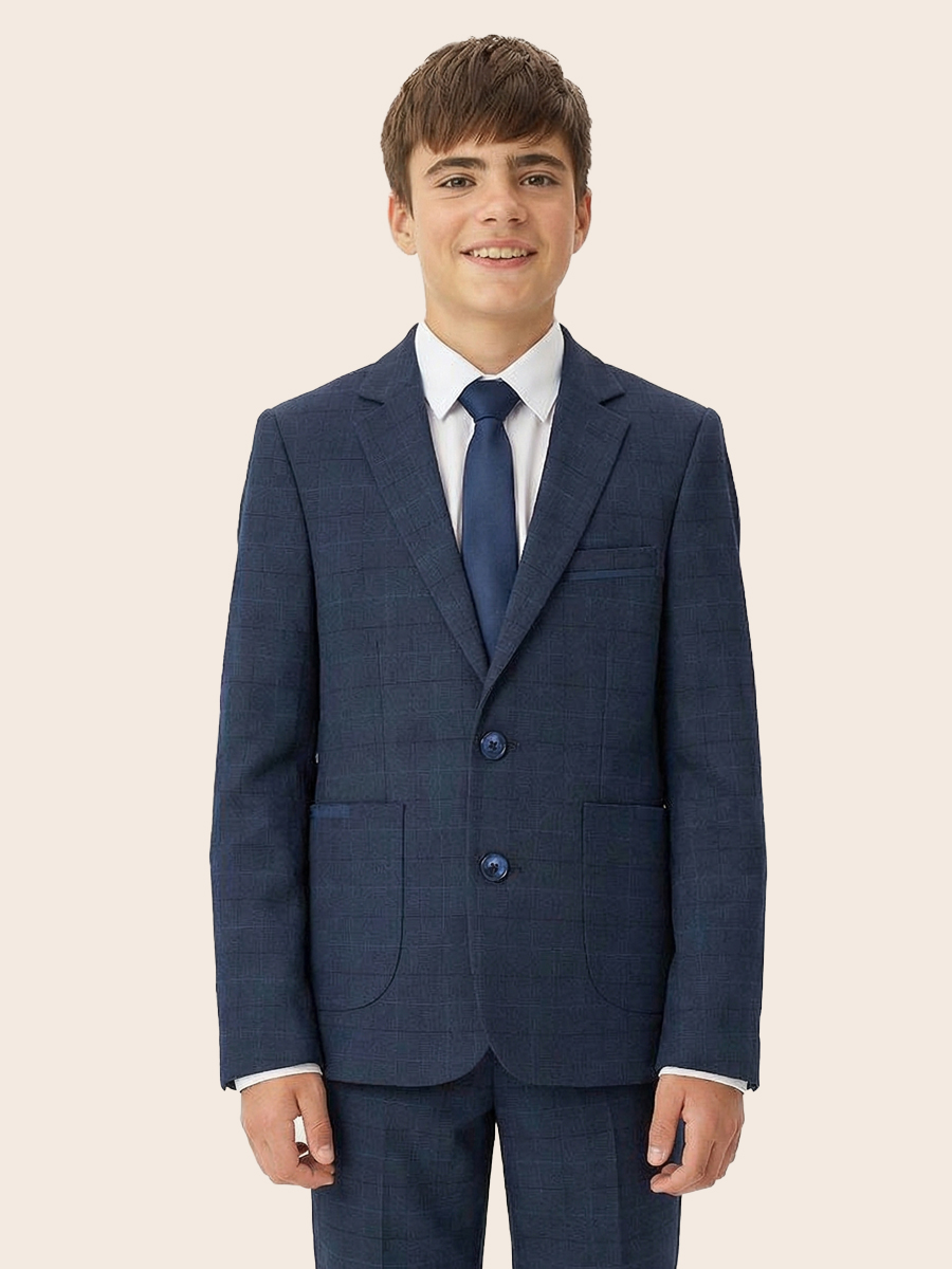 Пиджак 4ш72726 синяя клетка