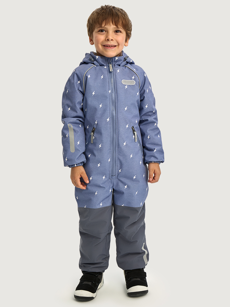 Комбинезон 8м0726 деним/серый