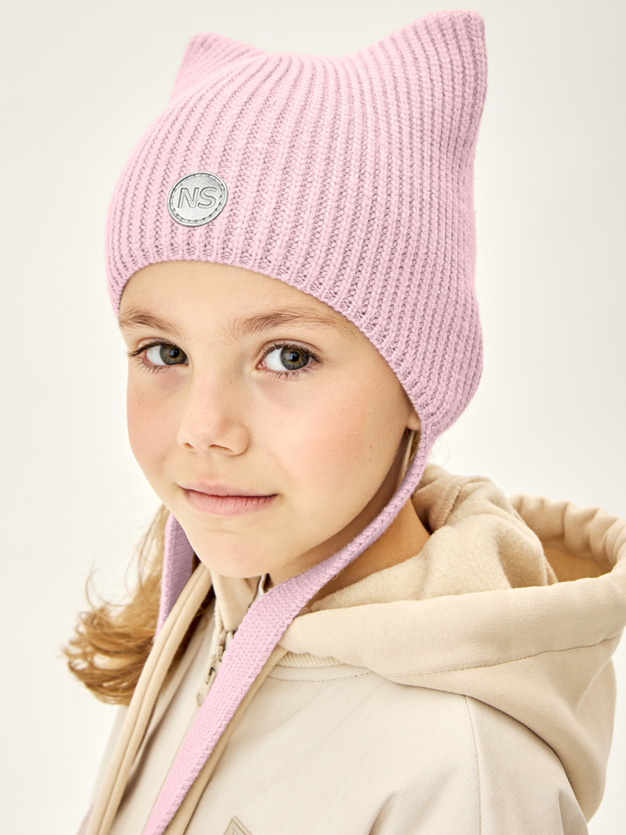 Шапка 11м21626 пудра