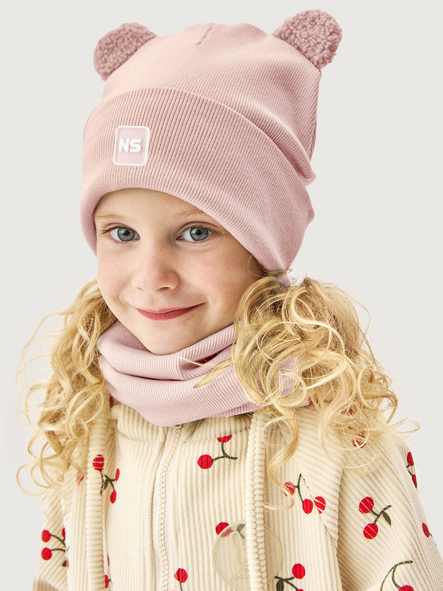 Комплект шапка и снуд 12л22626 какао