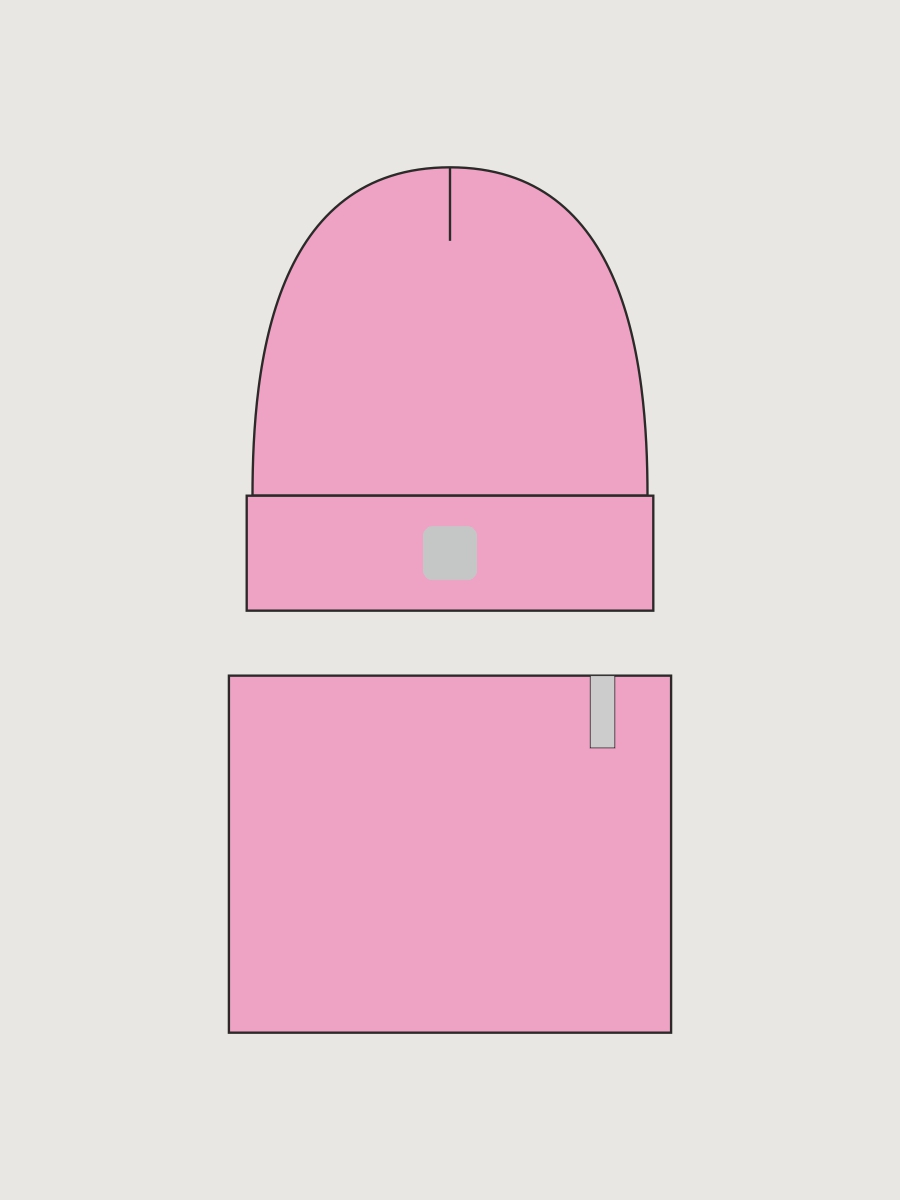 Комплект шапка и снуд 12л22826 розовый