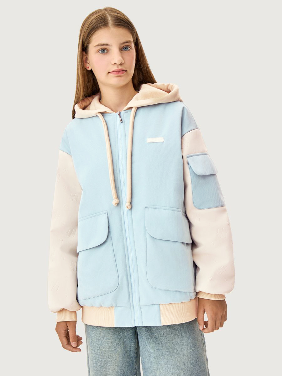 Куртка 4м5826 мята/кешью