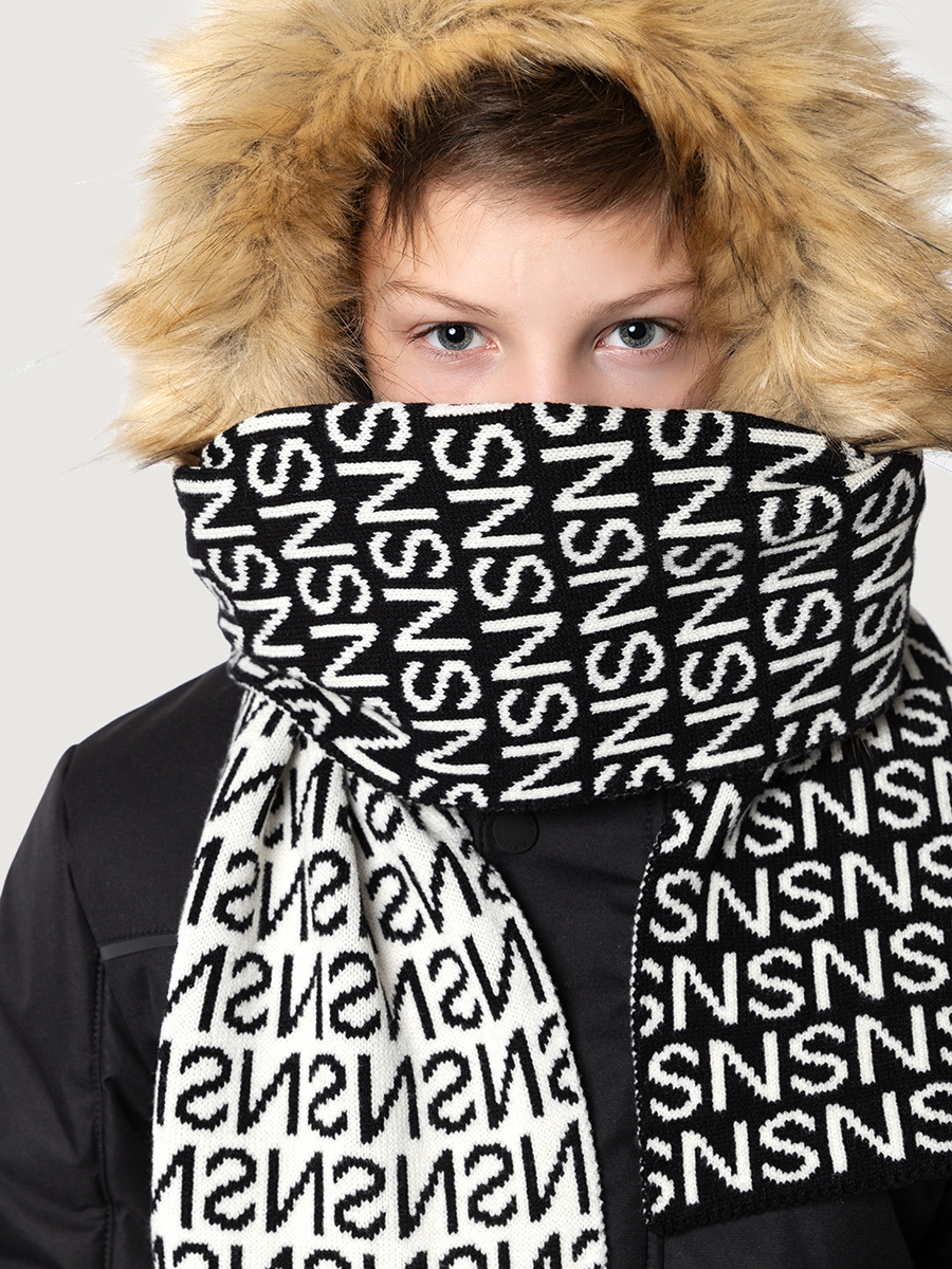 Шарф 17з16925 черный