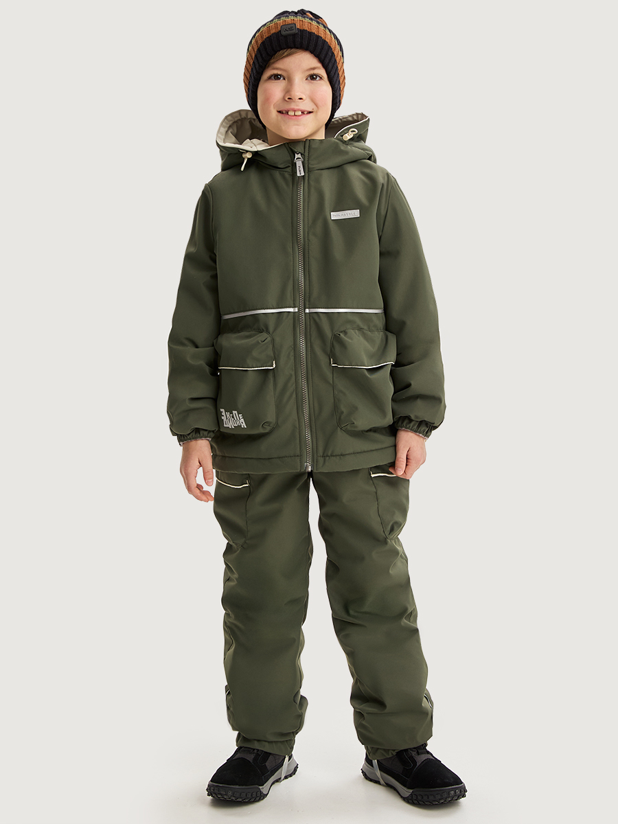 Костюм 7м2925 хаки/кешью