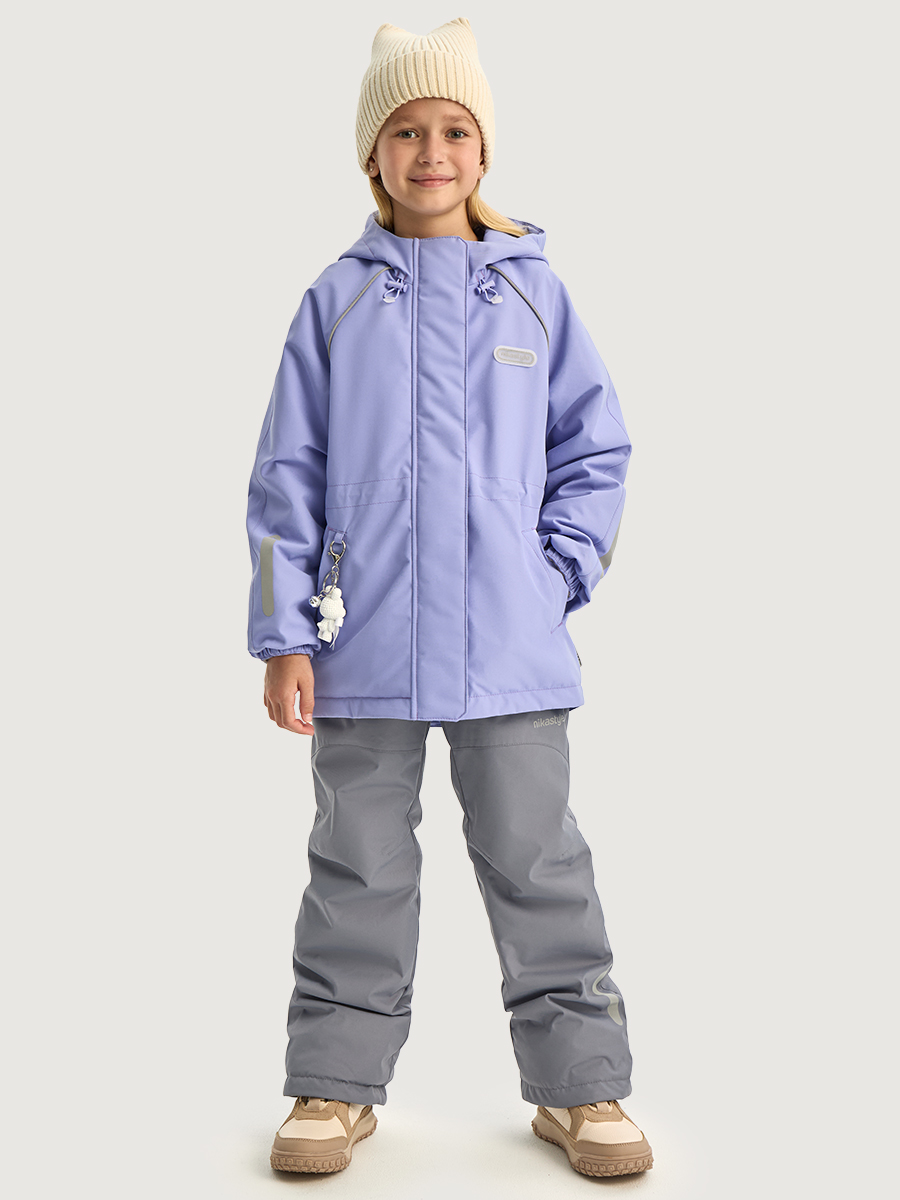 Костюм 7м2026 лаванда/светло-серый