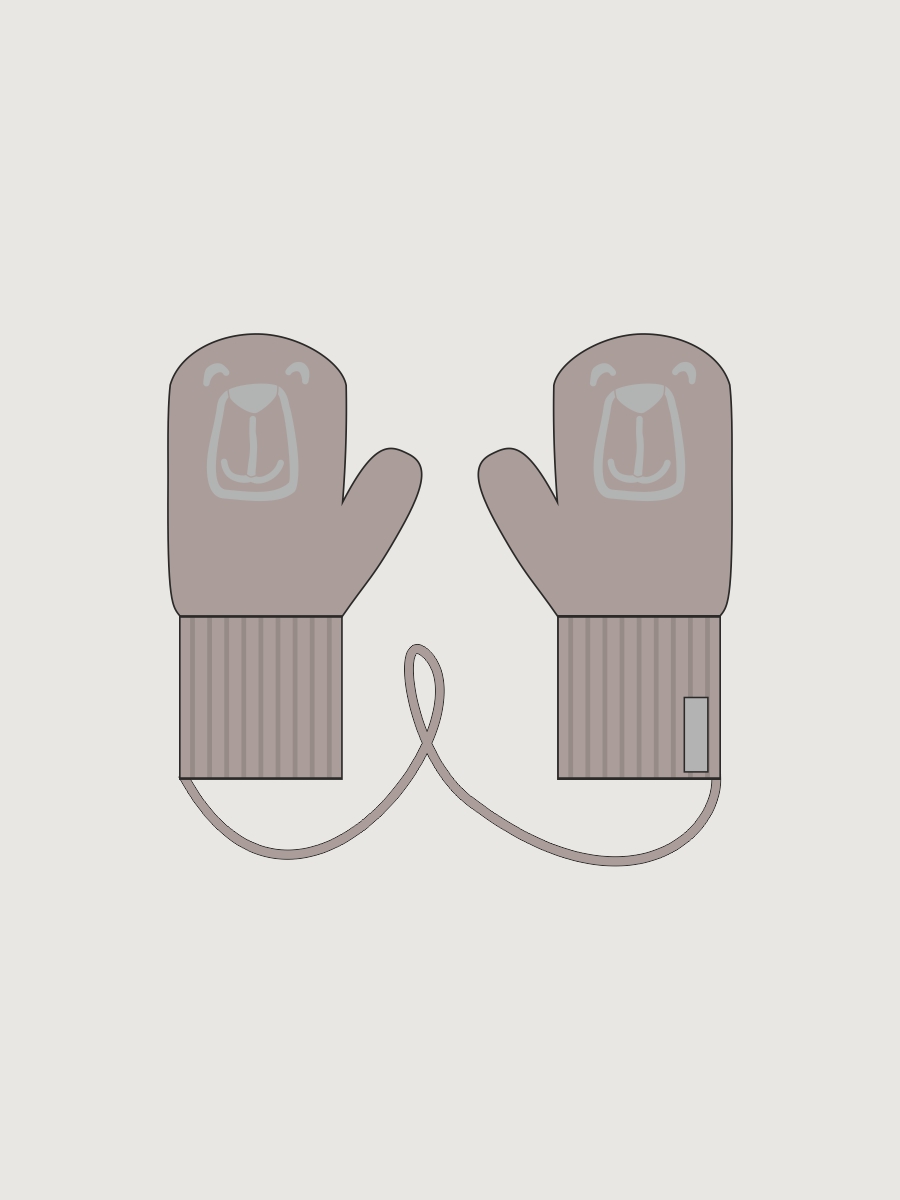 Варежки 14м22226 какао