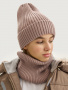 Комплект шапка и снуд  12з17725 какао от производителя NIKASTYLE