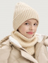 Комплект шапка и снуд  12з17725 молоко от производителя NIKASTYLE