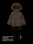 Костюм п7з10526 серый песок/черный от производителя NIKASTYLE