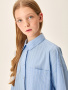 Блузка 4ш70026 голубая полоска от производителя NIKASTYLE