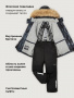 Костюм п7з10526 графит/черный от производителя NIKASTYLE