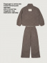 Костюм спортивный 7т40926 кофе от производителя NIKASTYLE