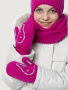 Варежки 14з17025 ягода от производителя NIKASTYLE