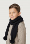Шарф 17м21926 черный от производителя NIKASTYLE