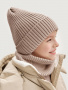 Комплект шапка и снуд  12з17725 беж от производителя NIKASTYLE