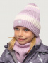 Комплект шапка и снуд 12м11225 пудра от производителя NIKASTYLE
