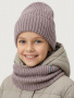 Комплект шапка и снуд 12м21426 какао от производителя NIKASTYLE