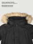 Куртка п4з6725 черный от производителя NIKASTYLE