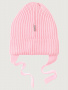 Комплект шапка и манишка 12м10625 розовый от производителя NIKASTYLE